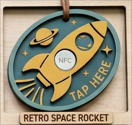 Retro Space Rocket